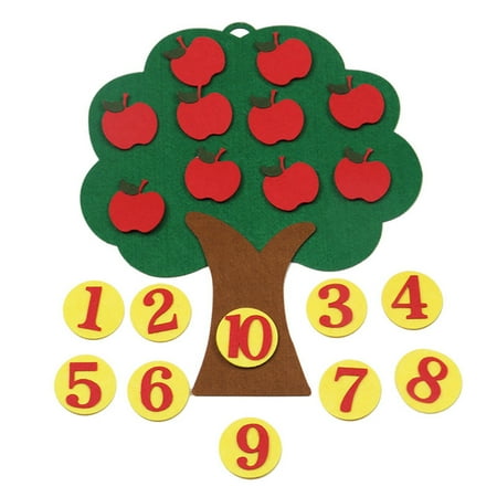 1pc Creative Non-woven Apple Tree Educational Toys Digital 1 to 10 Cognitive Pairing Toy Preschool Supplies Set for Toddlers (Assorted Color)
1pc Creative Non-woven Apple Tree Educational Toys Digital 1 to 10 Cognitive Pairing Toy Preschool Supplies Set for Toddlers (Assorted Color)