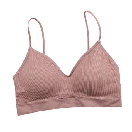 Seamless Bra Camisole Bustier Tank Top V Neck With Removable Pads For Women Girl Bean Paste
Seamless Bra Camisole Bustier Tank Top V Neck With Removable Pads For Women Girl Bean Paste