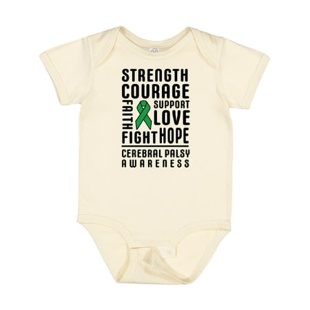 Inktastic Cerebral Palsy Awareness Strength Support and Courage Gift Baby Boy or Baby Girl Bodysuit
Inktastic Cerebral Palsy Awareness Strength Support and Courage Gift Baby Boy or Baby Girl Bodysuit