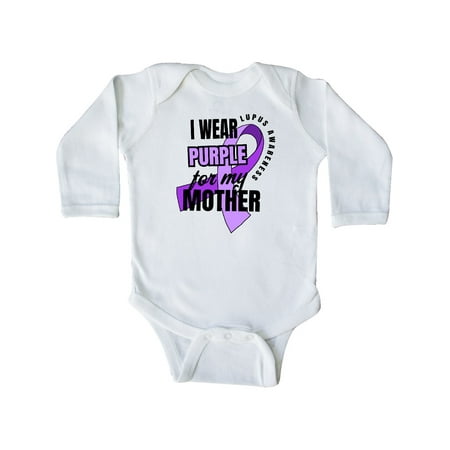 Inktastic I Wear Purple For My Mother Lupus Awareness Gift Baby Boy or Baby Girl Long Sleeve Bodysuit
Inktastic I Wear Purple For My Mother Lupus Awareness Gift Baby Boy or Baby Girl Long Sleeve Bodysuit