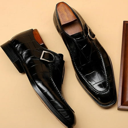 Men‘s Single Monk Strap Oxfords Shoes Classic Slip On Dress Shoes For Wedding Party Office Valentine Day Gift
Men‘s Single Monk Strap Oxfords Shoes Classic Slip On Dress Shoes For Wedding Party Office Valentine Day Gift
