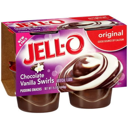 jello chocolate vanilla swirl pudding