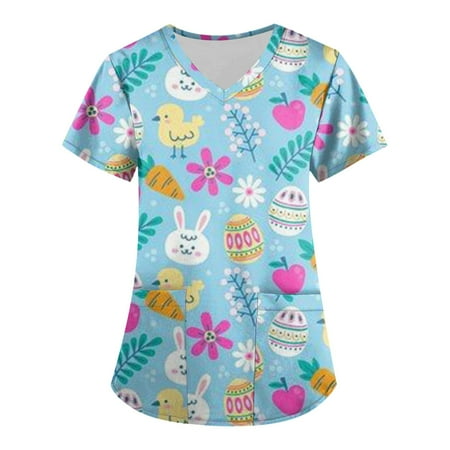 XHJUN Long Sleeve Scrub Tops Women Plus Size Business Short Sleeve Tshirts Teen Girls Easter with Designs Pocket Purple XXXXXL
XHJUN Long Sleeve Scrub Tops Women Plus Size Business Short Sleeve Tshirts Teen Girls Easter with Designs Pocket Purple XXXXXL