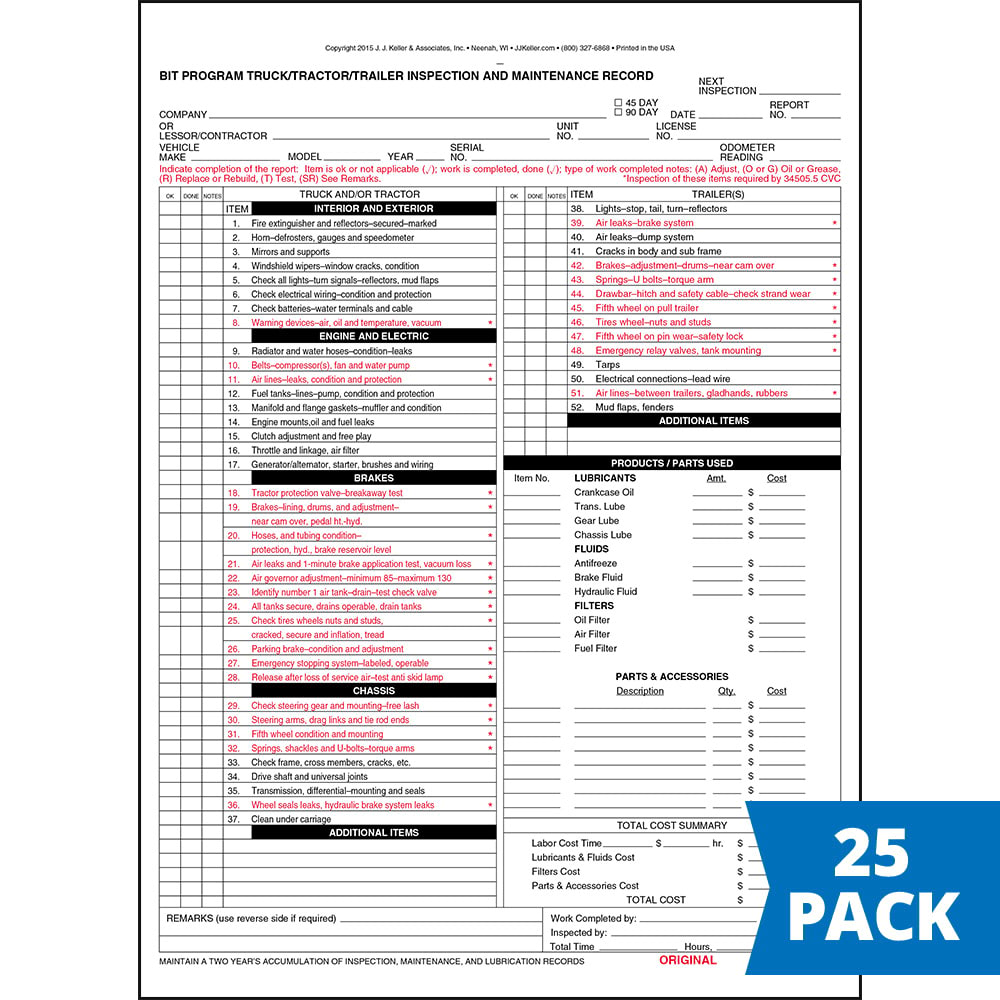 Brake And Light Inspection Checklist California Shelly Lighting