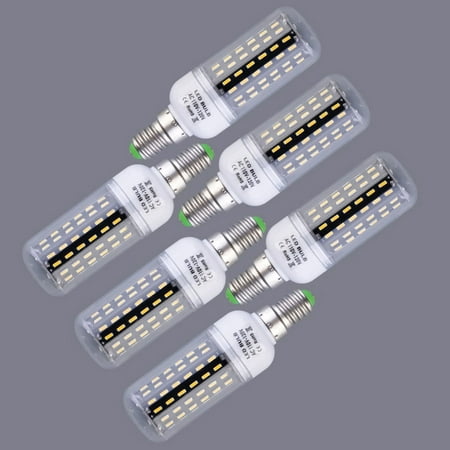 6pcs 12W LED Bulbs E14 AC110V-120V Corn Light Mini Lamp Spotlight Bright