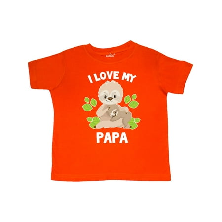 Inktastic Cute Sloth I Love My Papa with Green Leaves Gift Toddler Boy or Toddler Girl T-Shirt
Inktastic Cute Sloth I Love My Papa with Green Leaves Gift Toddler Boy or Toddler Girl T-Shirt