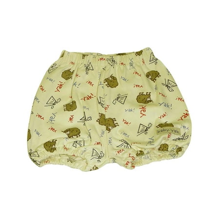Mak the Yak - Baby Boys Shorts 27350-3-6Months (ivory yaks)