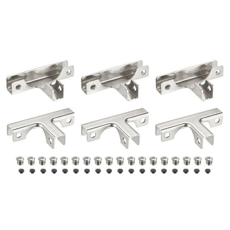 Glass Fixing Clip 6 Pack for 8-12mm T-shaped Glass Combination Fixing Bracket