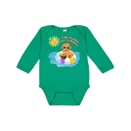 Inktastic I m Ready for Summer Puppy in Pool with Drink Gift Baby Boy or Baby Girl Long Sleeve Bodysuit
Inktastic I m Ready for Summer Puppy in Pool with Drink Gift Baby Boy or Baby Girl Long Sleeve Bodysuit