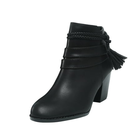 Sentuca Women Ankle Boots Solid Fashion Square High Heel Pointed Zip Shoes Cross Straps Tassel
Sentuca Women Ankle Boots Solid Fashion Square High Heel Pointed Zip Shoes Cross Straps Tassel