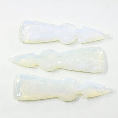 3 Opalite Ornamental Tomahawk Heads #1024 Ax Axe Hatchet