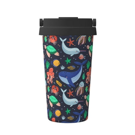 KLL The Underwater World Pattern Stainless Steel Vacuum Insulated Tumbler - Carry Insulated Coffee Mug - Reusable Insulated Cold Brew Iced Coffee Cup Thermos
KLL The Underwater World Pattern Stainless Steel Vacuum Insulated Tumbler - Carry Insulated Coffee Mug - Reusable Insulated Cold Brew Iced Coffee Cup Thermos