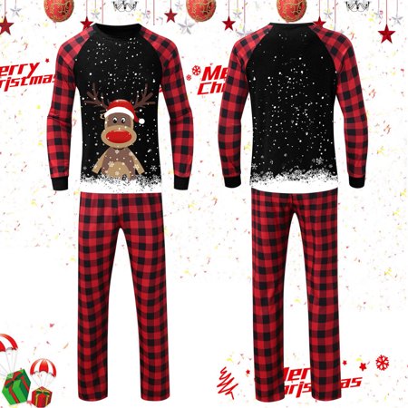 Christmas Gifts Daddy for Christmas Family Matching Pajamas Cute Big Headed Deer Print Pjs Plaid Long Sleeve Tops And Pants Soft Casusal Holiday Sleepwear Imitation Cotton Black M
Christmas Gifts Daddy for Christmas Family Matching Pajamas Cute Big Headed Deer Print Pjs Plaid Long Sleeve Tops And Pants Soft Casusal Holiday Sleepwear Imitation Cotton Black M