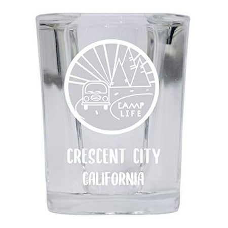 Crescent City California Souvenir Laser Engraved 2 Ounce Square Base Liquor Shot Glass 4-Pack Camp Life Design
Crescent City California Souvenir Laser Engraved 2 Ounce Square Base Liquor Shot Glass 4-Pack Camp Life Design