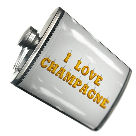 NEONBLOND Flask I Love Champagne Christmas