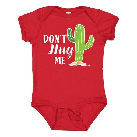 Inktastic Dont Hug Me with Cactus Gift Baby Boy or Baby Girl Bodysuit