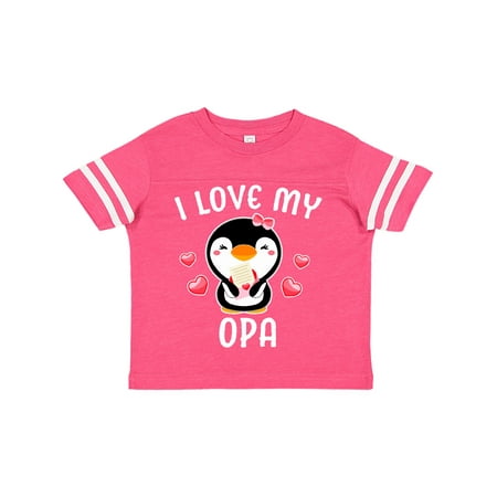 Inktastic I Love My Opa with Cute Penguin and Hearts Gift Toddler Toddler Girl T-Shirt
Inktastic I Love My Opa with Cute Penguin and Hearts Gift Toddler Toddler Girl T-Shirt