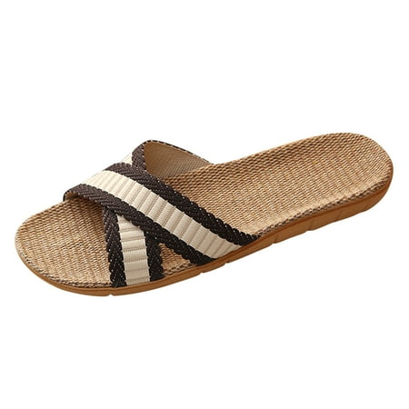 Xboschi Men Slippers Men And Women Flax Slippers Home Slippers Indoor Slippers Radish Soft Bottom Slippers
Xboschi Men Slippers Men And Women Flax Slippers Home Slippers Indoor Slippers Radish Soft Bottom Slippers