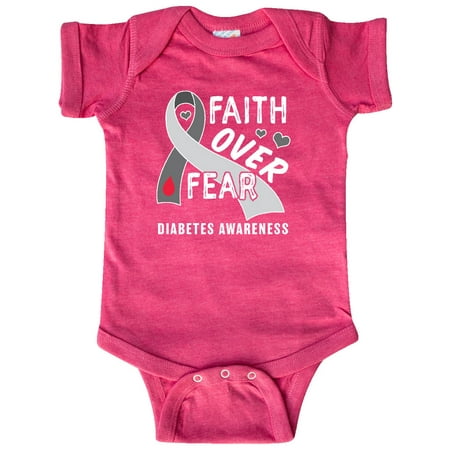 Inktastic Diabetes Awareness Faith over Fear Gift Baby Boy or Baby Girl Bodysuit
Inktastic Diabetes Awareness Faith over Fear Gift Baby Boy or Baby Girl Bodysuit