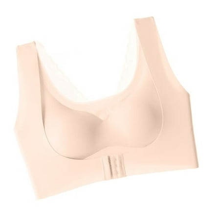 Intimates Women Yoga Sports Front Closure Extra-Elastic Breathable Lace Trim Bra Underwear Polyester no underwire sports bra Khaki
Intimates Women Yoga Sports Front Closure Extra-Elastic Breathable Lace Trim Bra Underwear Polyester no underwire sports bra Khaki