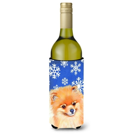 Caroline s Treasures LH9305LITERK Pomeranian Winter Snowflakes Holiday Wine Bottle Hugger Wine Bottle multicolor
Caroline s Treasures LH9305LITERK Pomeranian Winter Snowflakes Holiday Wine Bottle Hugger Wine Bottle multicolor