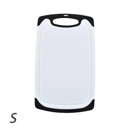 Household 2-sided Board Plastic Chopping Board with Juice Groove Kitchen Tool
Household 2-sided Board Plastic Chopping Board with Juice Groove Kitchen Tool