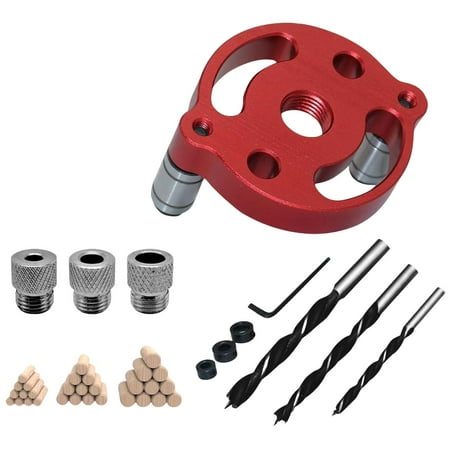 Vertical Pocket Hole Jig Drill Bit Set with Drill Bushings Hole Puncher for Woodworking Carpenters Style D
Vertical Pocket Hole Jig Drill Bit Set with Drill Bushings Hole Puncher for Woodworking Carpenters Style D