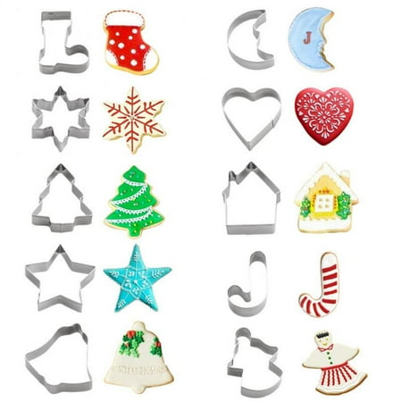 10pcs Christmas Biscuit Mold Set Stainless Steel Easter Cartoon Cookie Cutter Biscuit Stamper Biscui
10pcs Christmas Biscuit Mold Set Stainless Steel Easter Cartoon Cookie Cutter Biscuit Stamper Biscui