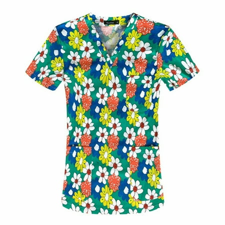 DNDKILG Womens Professionals V Neck Uniform Holiday Pockets Nursing Scrubs Casual Scrubs Top Floral Working T Shirt Multicolor 2XL
DNDKILG Womens Professionals V Neck Uniform Holiday Pockets Nursing Scrubs Casual Scrubs Top Floral Working T Shirt Multicolor 2XL