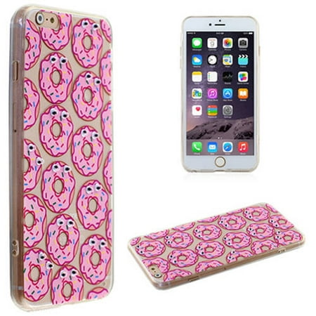 [해외] MUNDAZE Donut Eyes Crystal Jelly Skin Case for Apple iPhone 6 Plus and 6S Plus