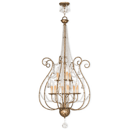 Pendants Porch 9 Light With Clear Crystals Hand Applied European Bronze size 24 in 540 Watts - World of Crystal
Pendants Porch 9 Light With Clear Crystals Hand Applied European Bronze size 24 in 540 Watts - World of Crystal