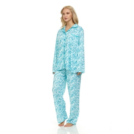 Lati Fashion Women Pajamas Set Pants and Top Long Sleeve 2-Piece Female Pajamas Set Green XXL
Lati Fashion Women Pajamas Set Pants and Top Long Sleeve 2-Piece Female Pajamas Set Green XXL