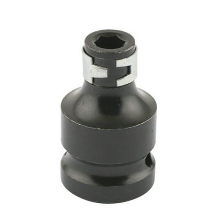 1/2 to 1/4 Hex Shaft Quick Change Bit Socket Wrench Adapter Converter