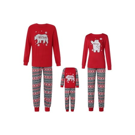 wsevypo Matching Family Pajamas Sets Christmas PJ s Sleepwear Printed Top with Stripe Bottom
wsevypo Matching Family Pajamas Sets Christmas PJ s Sleepwear Printed Top with Stripe Bottom