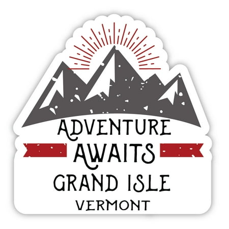 Grand Isle Vermont Souvenir 4-Inch Magnet Adventure Awaits Design