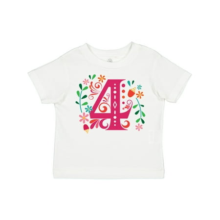 Inktastic 4th Birthday Party Photo Number 4 Gift Toddler Toddler Girl T-Shirt
Inktastic 4th Birthday Party Photo Number 4 Gift Toddler Toddler Girl T-Shirt