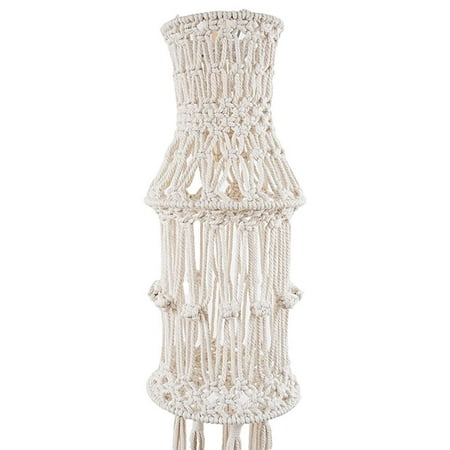 IMSHIE Boho Lamp Shade Decorative Handmade Macrame Lamp Shade Macrame Lamp Shade Pendant Light Covers for Bedroom Living Room Nursery Dorm graceful
IMSHIE Boho Lamp Shade Decorative Handmade Macrame Lamp Shade Macrame Lamp Shade Pendant Light Covers for Bedroom Living Room Nursery Dorm graceful