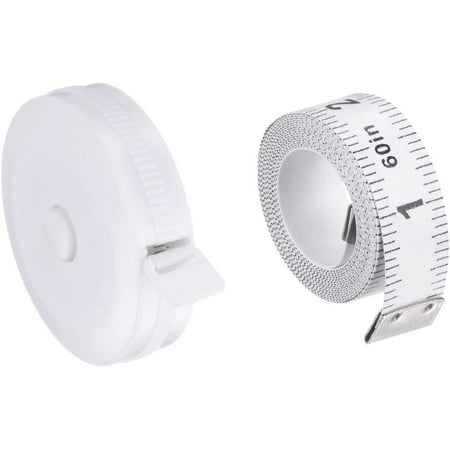 2pcs Soft Tape Measure Set 200cm/79 Double Side Retractable Measuring Ruler for Body Cloth Sewing Light Pink White
2pcs Soft Tape Measure Set 200cm/79 Double Side Retractable Measuring Ruler for Body Cloth Sewing Light Pink White