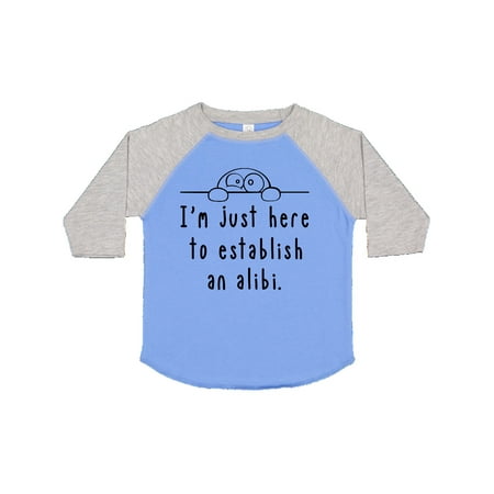 Inktastic I m Just Here to Establish an Alibi Gift Toddler Boy or Toddler Girl T-Shirt
Inktastic I m Just Here to Establish an Alibi Gift Toddler Boy or Toddler Girl T-Shirt