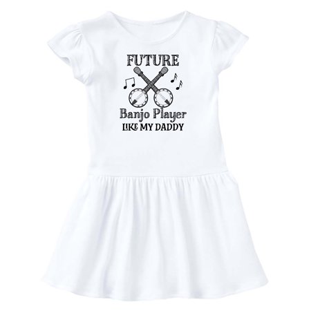 Inktastic Future Banjo Player Like Daddy Gift Toddler Girl Dress