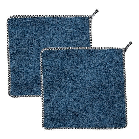 George Household Thickened Rag Kitchen Thickened Absorbent Dish Cloth Wipe Table Cleaning Cloth To Remove Oil Not Easy To Lose Hair Scouring Cloth