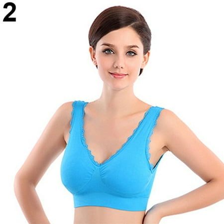 YXGla Women Fashion Comfort Seamless Traceless Yoga Wirefree Sports Jogging Vest Bra
YXGla Women Fashion Comfort Seamless Traceless Yoga Wirefree Sports Jogging Vest Bra