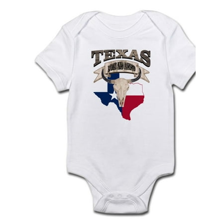 CafePress - Bull Skull Texas Pride Body Suit - Baby Light Bodysuit
