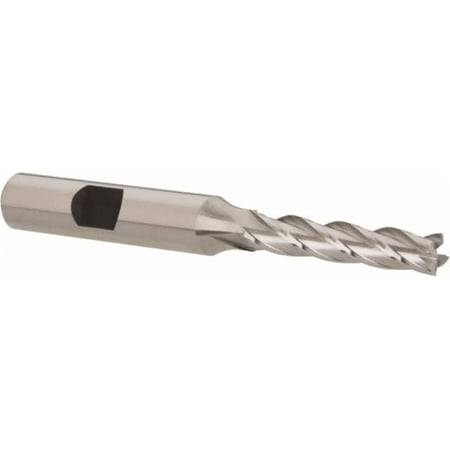 Hertel 1/4 1-1/4 LOC 3/8 Shank Diam 3-1/16 OAL 4 Flute HSS Square End Mill Single End Uncoated Spiral Flute 30° Helix Centercutting Right Hand Cut Right Hand Flute
Hertel 1/4 1-1/4 LOC 3/8 Shank Diam 3-1/16 OAL 4 Flute HSS Square End Mill Single End Uncoated Spiral Flute 30° Helix Centercutting Right Hand Cut Right Hand Flute