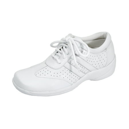 24 HOUR COMFORT Donna Wide Width Comfort Shoe For Work and Casual Attire WHITE 10.5
24 HOUR COMFORT Donna Wide Width Comfort Shoe For Work and Casual Attire WHITE 10.5