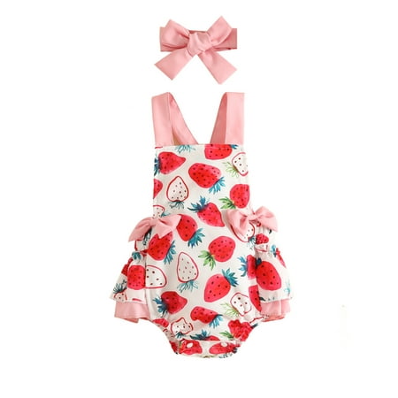 Infant Baby Girls Ruffle Romper Toddler Sleeveless Halter Bodysuit Jumpsuit+Headband Clothes
Infant Baby Girls Ruffle Romper Toddler Sleeveless Halter Bodysuit Jumpsuit+Headband Clothes