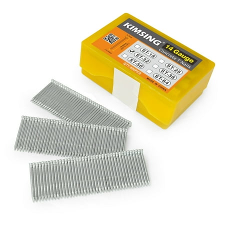 14 Gauge 1-1/4 Length Concrete Nails Concrete T-Nails for Concrete Nailers Smooth Shank 800 PCS/BOX
14 Gauge 1-1/4 Length Concrete Nails Concrete T-Nails for Concrete Nailers Smooth Shank 800 PCS/BOX