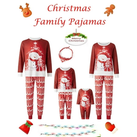 Family Matching Christmas Pajamas Sets Snowman Print Pullover Tops Pants Holiday Xmas Sleepwear Pjs for Adults Kids Baby
Family Matching Christmas Pajamas Sets Snowman Print Pullover Tops Pants Holiday Xmas Sleepwear Pjs for Adults Kids Baby