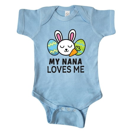 Inktastic My Nana Loves Me with Bunny and Easter Eggs Gift Baby Boy or Baby Girl Bodysuit
Inktastic My Nana Loves Me with Bunny and Easter Eggs Gift Baby Boy or Baby Girl Bodysuit