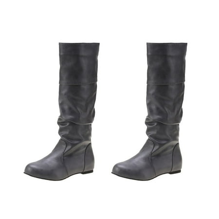 IOAOAI Women Winter Mid Calf Boots Round Toe Faux Leather Slouchy Flat Booties Shoes
IOAOAI Women Winter Mid Calf Boots Round Toe Faux Leather Slouchy Flat Booties Shoes